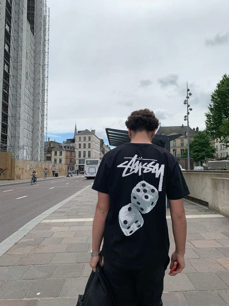 Stüssy Dice Tee Negra