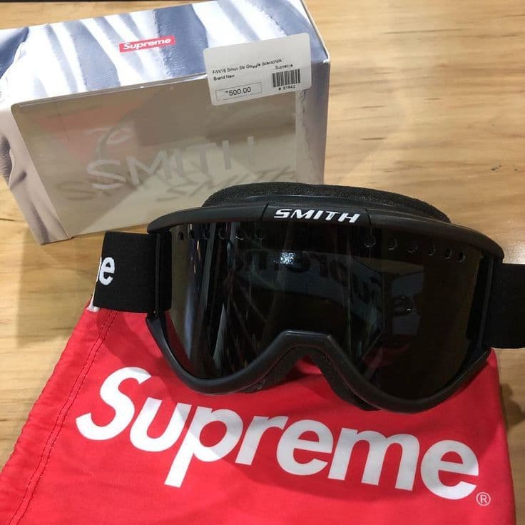 Supreme Smith Ski Goggles Negras