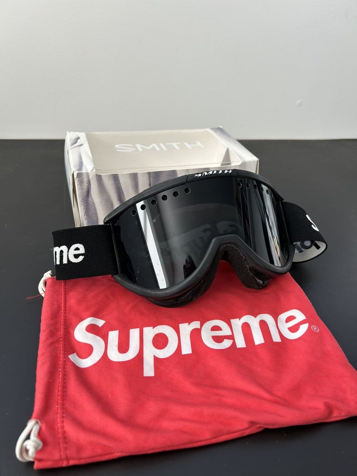 Supreme Smith Ski Goggles Negras 2