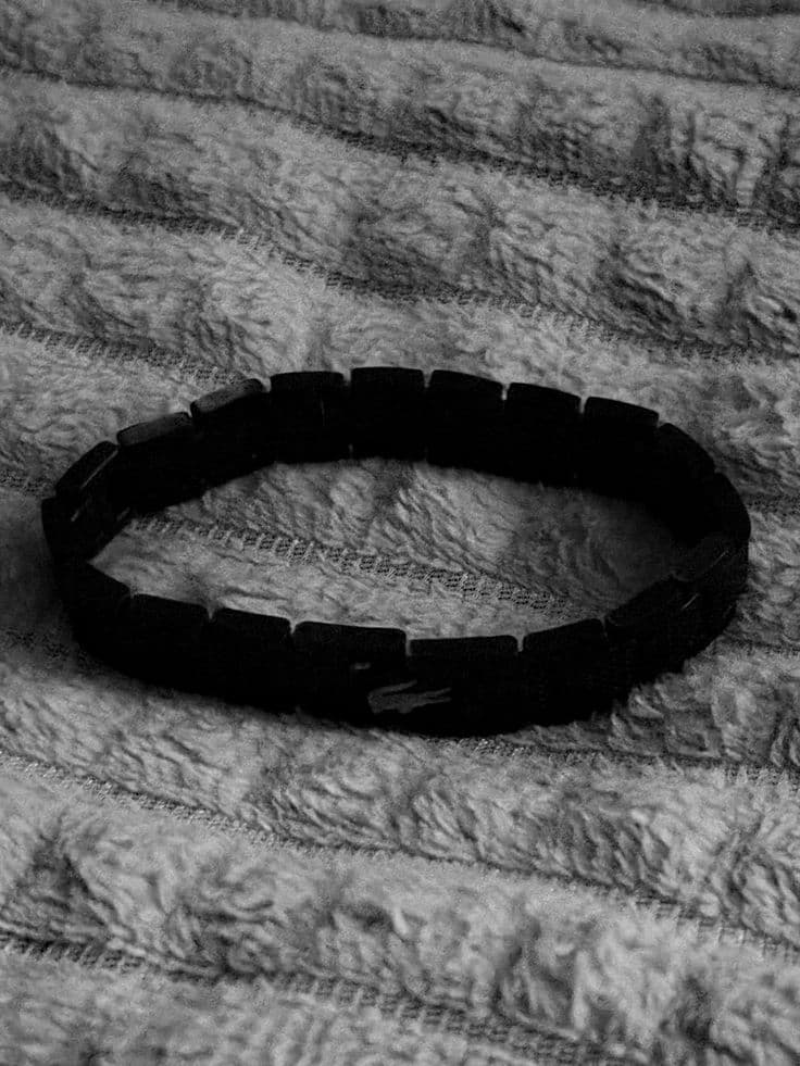 Pulsera Lacoste Negra